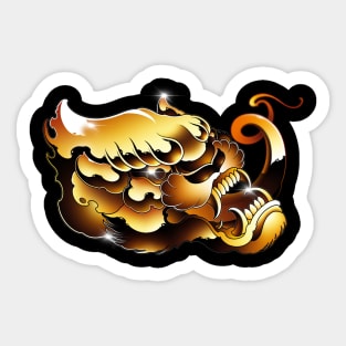 Golden Panther Sticker